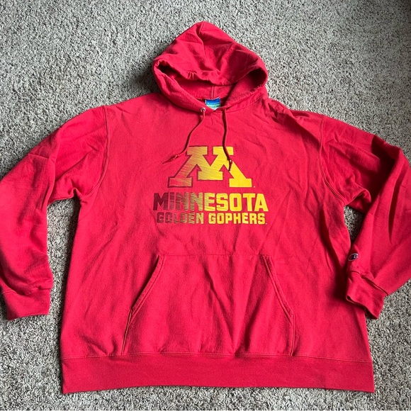 Champion Eco Fleece XL Minnesota Golden Gophers Hoodie Sweatshirt Mens - Picture 3 of 6